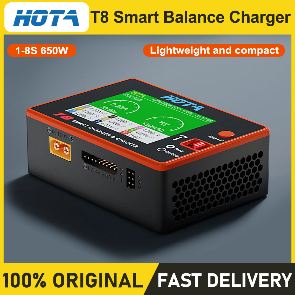 Drone Power Bank - HOTA T8 Smart Balance Charger 1-8S