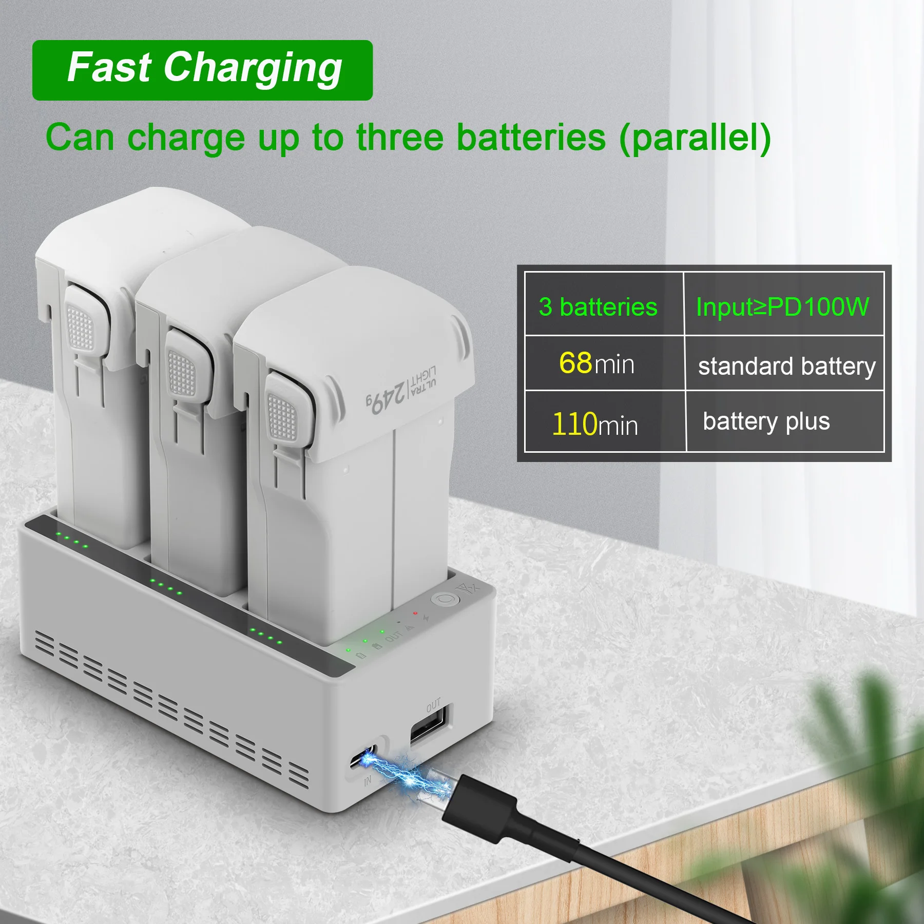 Charger Hub for DJI LITO 1 X1  - Drone Charging Hub 评论和价格