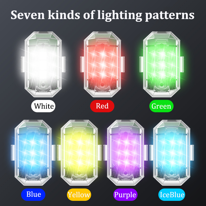 2PCS/4PCS Wireless LED Drone S - Drone Strobe Light 评论和价格
