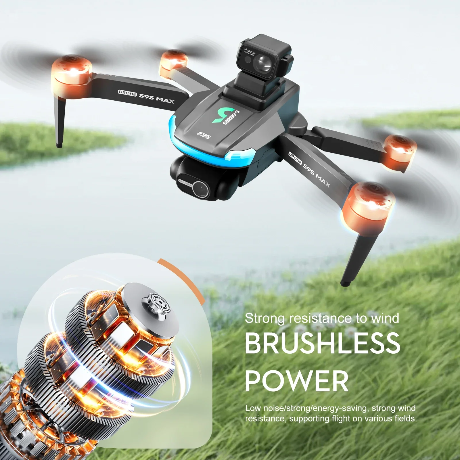 NEW S9S MAX MINI Drone 4K 2-Ax - Drone Remote Controller Lanyard 评论和价格