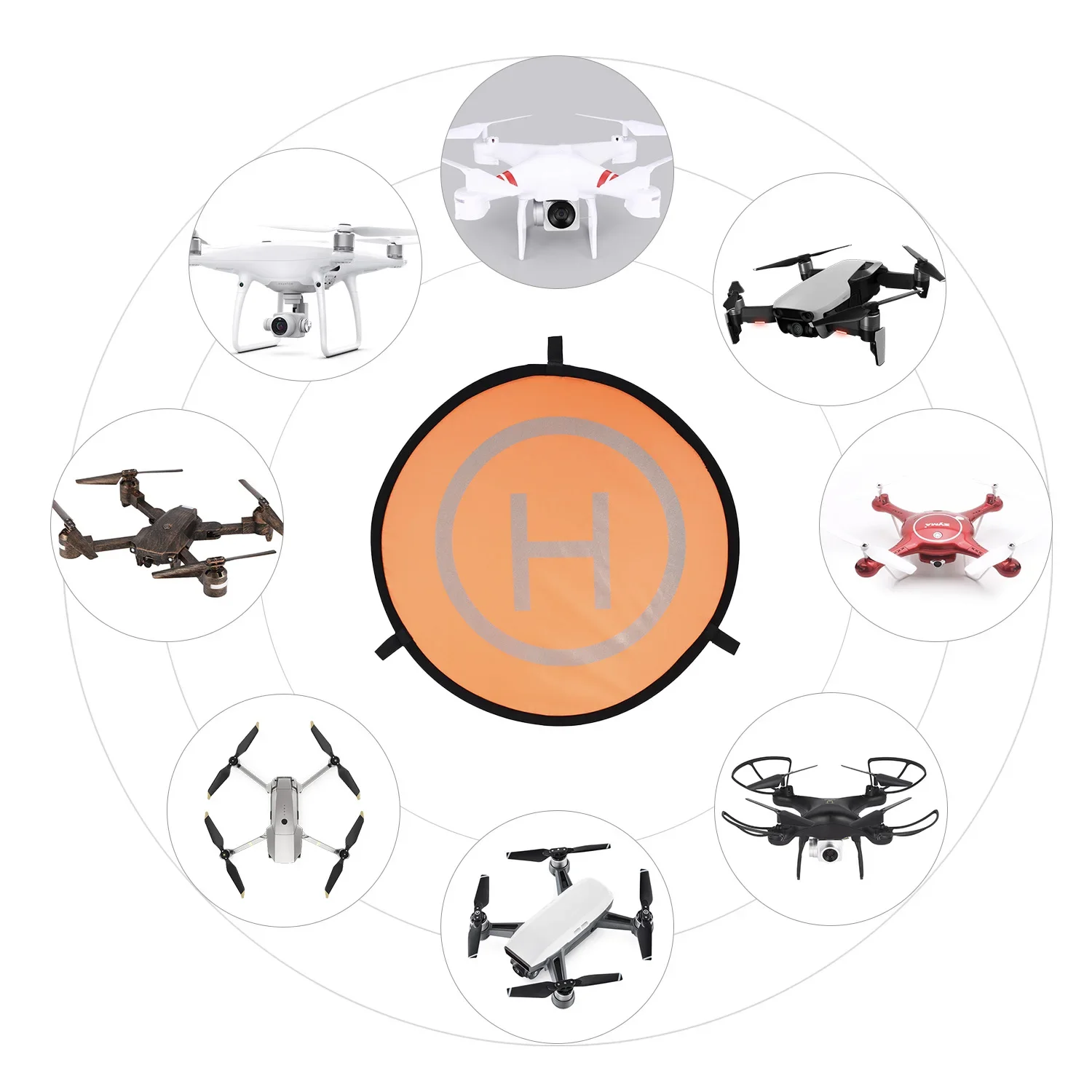 55/75/110cm Drone Universal Fo - Drone Landing Pad 评论和价格