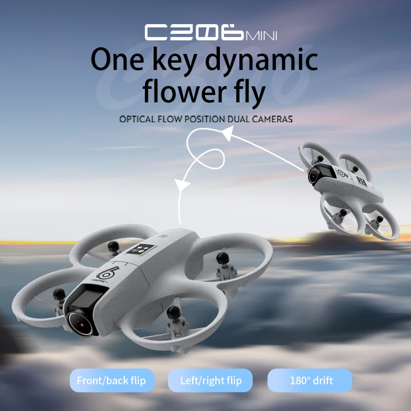 CZ06 Mini RC Quadcopter Drone  - Drone Remote Controller Lanyard 评论和价格