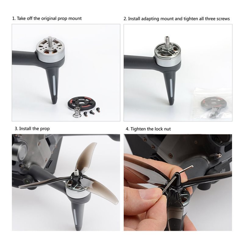B50B-Motor Plate Adapter 4Pcs  - Drone Propeller Holder 评论和价格