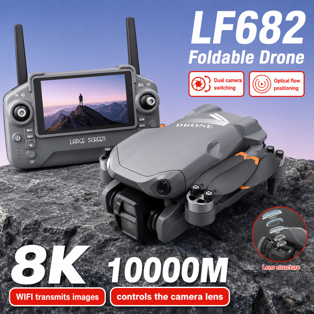 Aerial Photo LF682 Drone 8K HD - Drone Remote Controller Lanyard 评论和价格