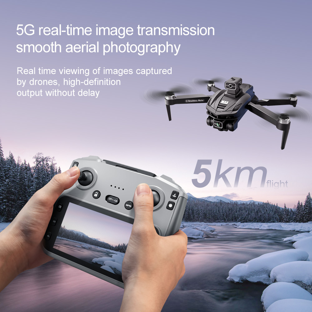 V168 PRO Max GPS Drone 8K Prof - Drone Controller Screen 评论和价格