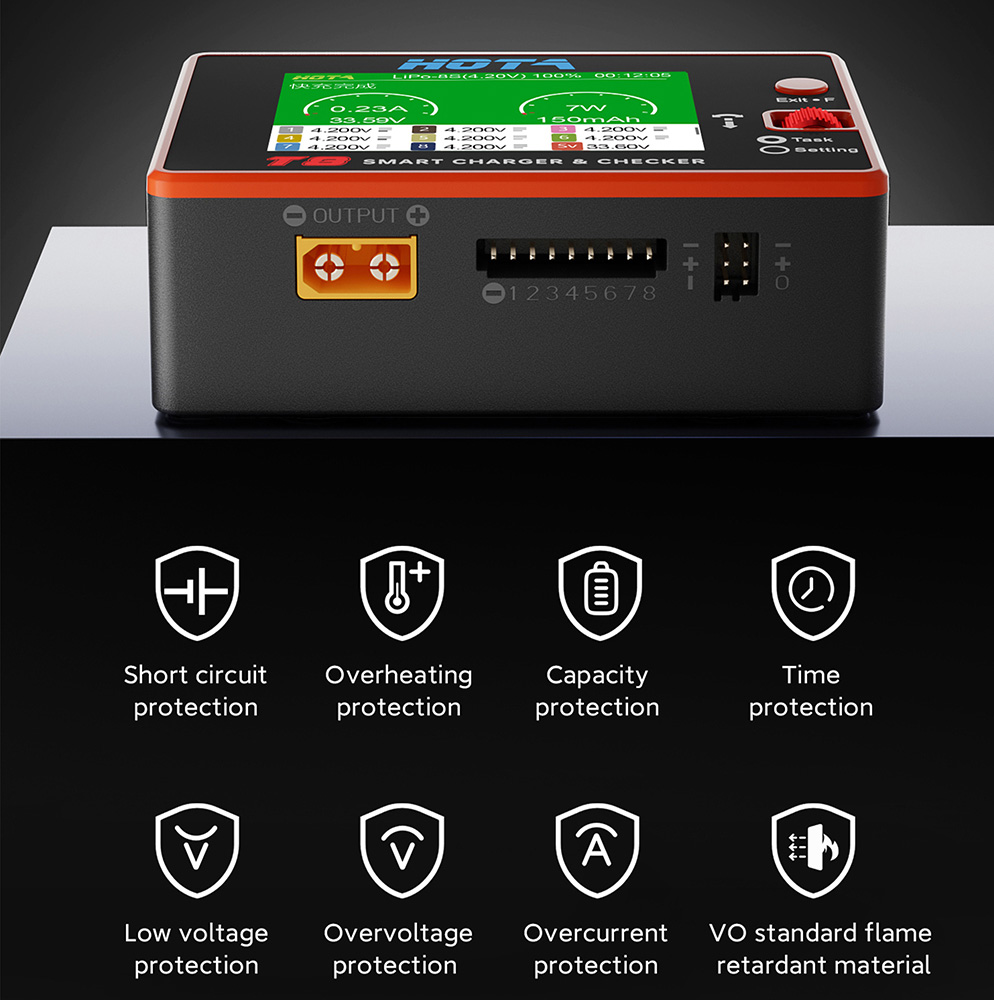 HOTA T8 Smart Balance Charger  - Drone Power Bank 评论和价格