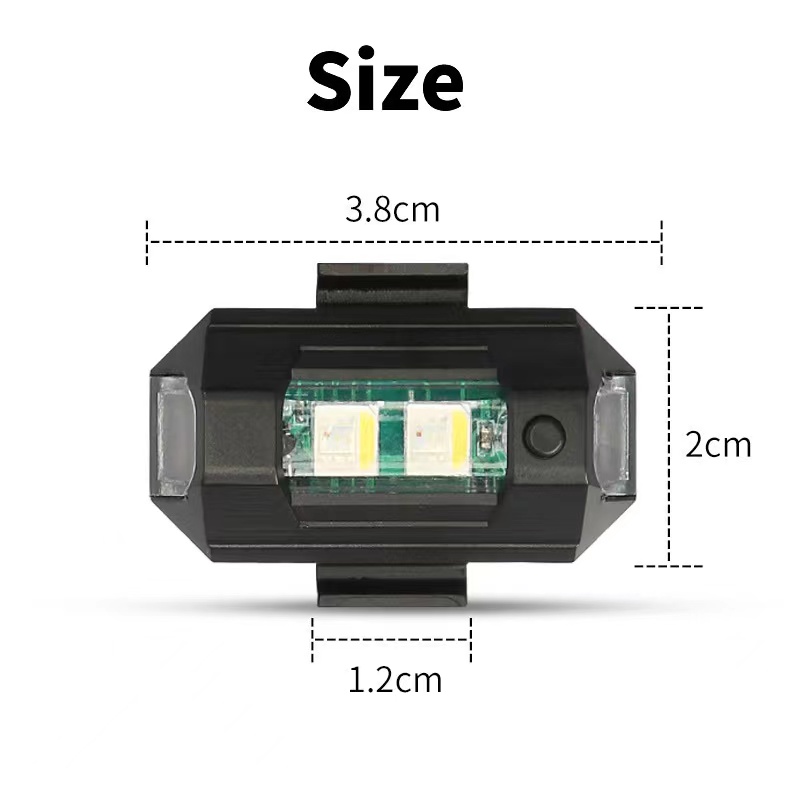 Motorcycle Light Drone Strobe  - Drone Strobe Light 评论和价格