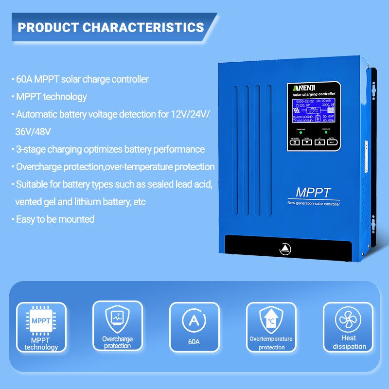 ANENJI MPPT 100A 80A 60A Solar - Drone Solar Charger 评论和价格