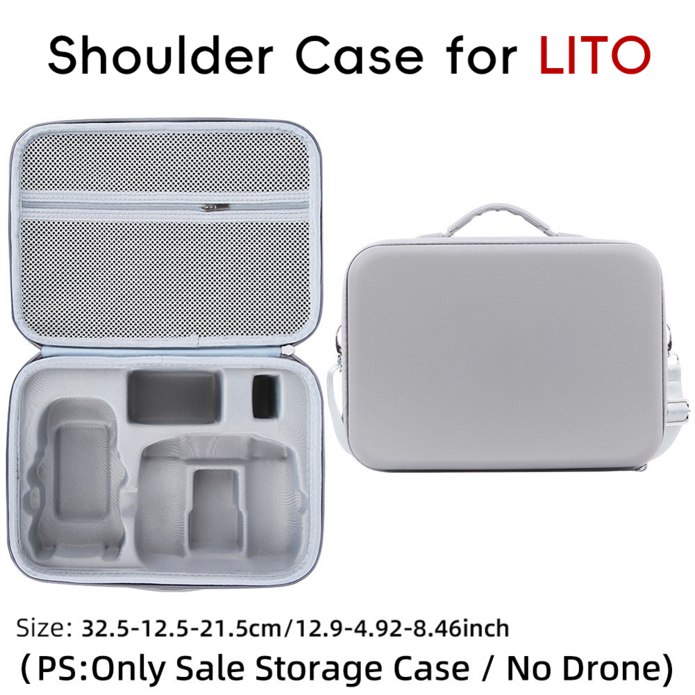For DJI Lito 1 X1 For RC2 Shoc - Drone Hard Shell Case 评论和价格