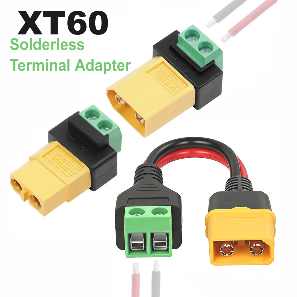 Solderless 2 Pin to XT60 Male  - Drone Solar Charger 评论和价格