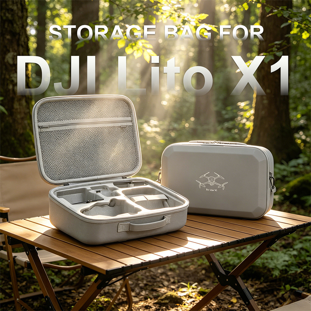 XFJI PU Leather Hard Shell Sho - Drone Hard Shell Case 评论和价格