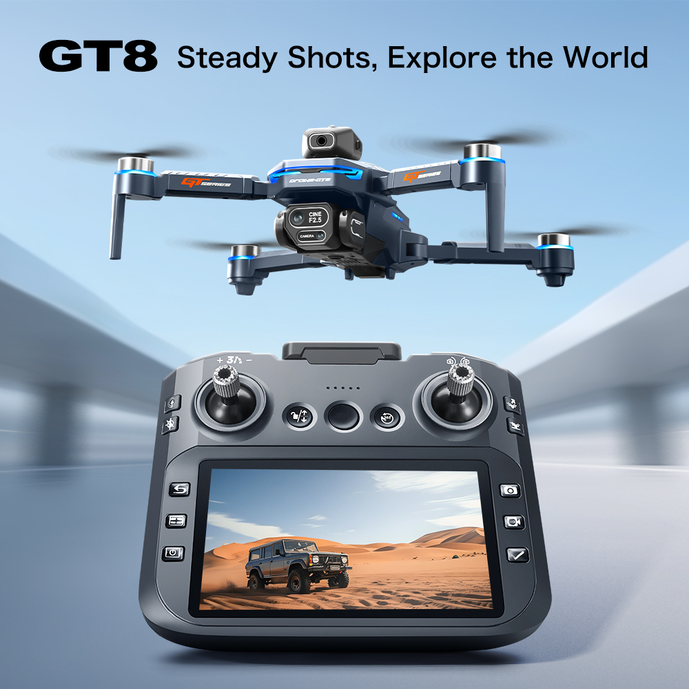 GT8 Obstacle Avoidance Aerial  - Drone Controller Screen 评论和价格