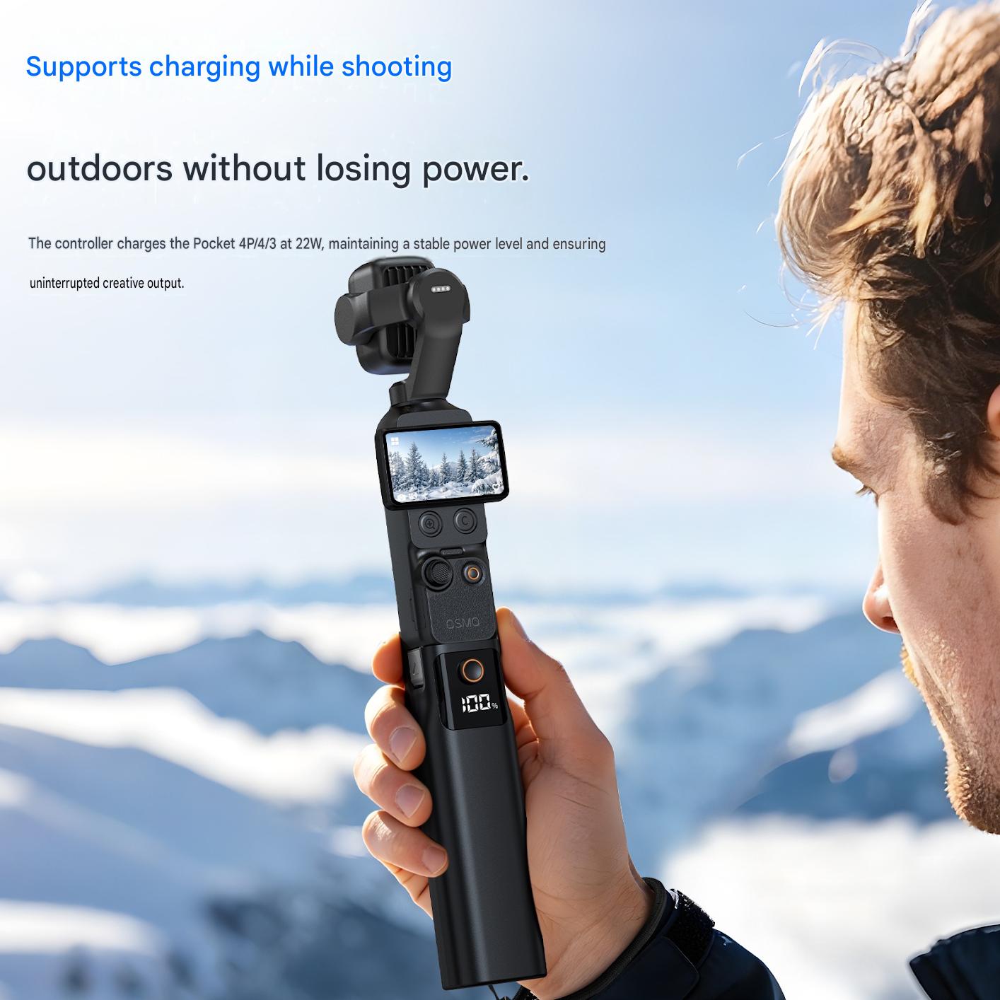 Camera Handle Grip For Osmo Po - Drone Power Bank 评论和价格