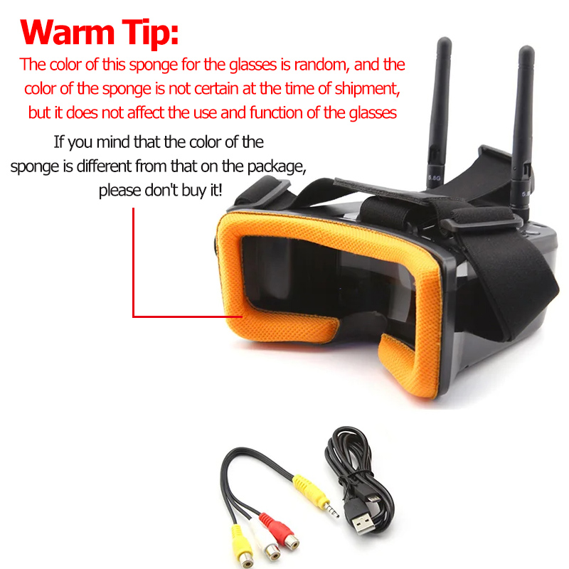 VR009 FPV Video Goggles 3Inch  - Drone Controller Screen 评论和价格