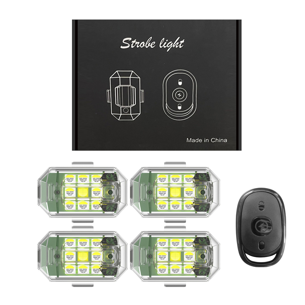1/2/4pcs Wireless LED Drone St - Drone Strobe Light 评论和价格